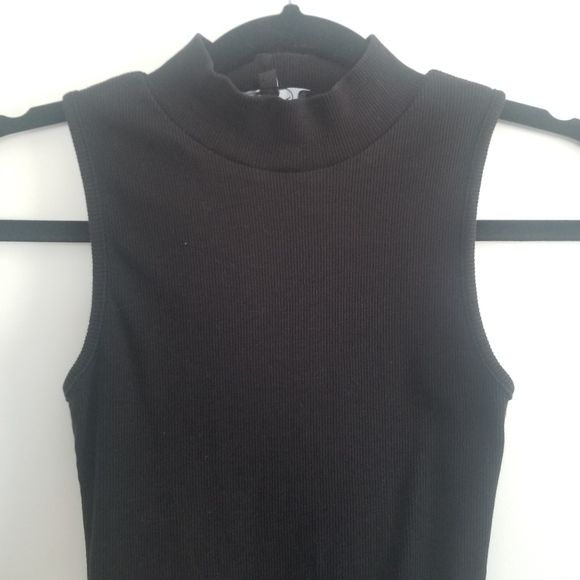 New Look black sleeveless turtleneck bodysuit - Picture 2 of 7